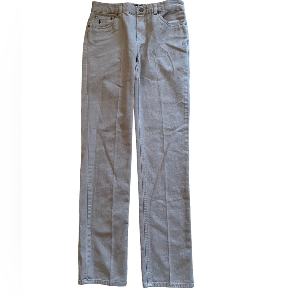 Girls Polo Ralph Lauren gray pants size 16